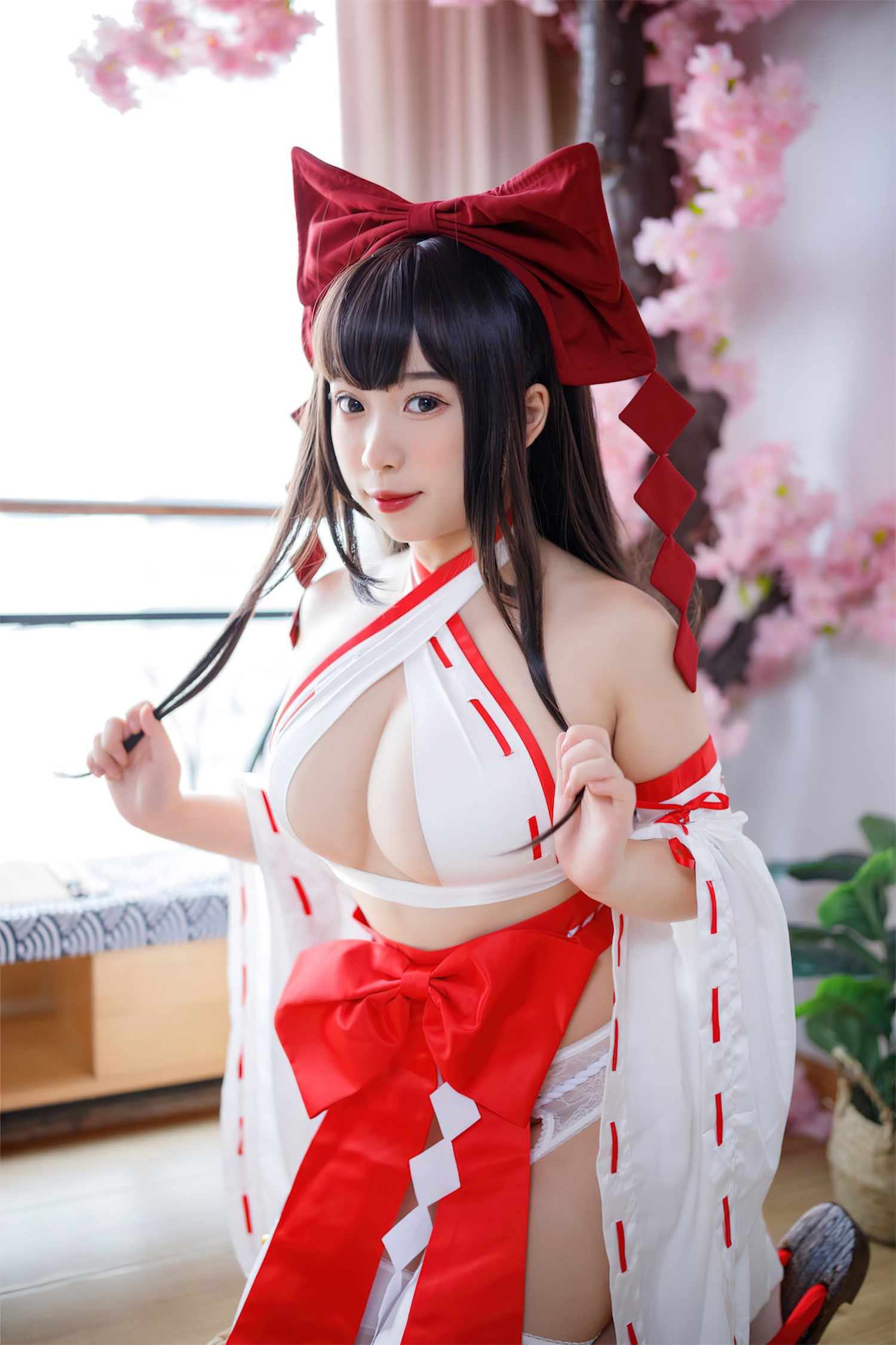 美女动漫博主胡桃猫Kurumineko性感Cosplay写真欲望神社 (46)