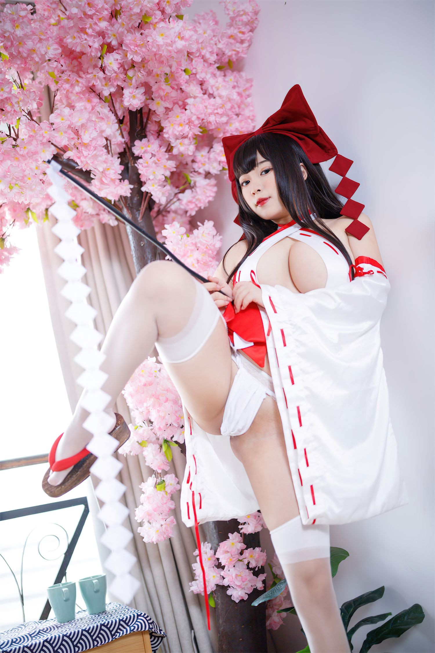 美女动漫博主胡桃猫Kurumineko性感Cosplay写真欲望神社 (28)