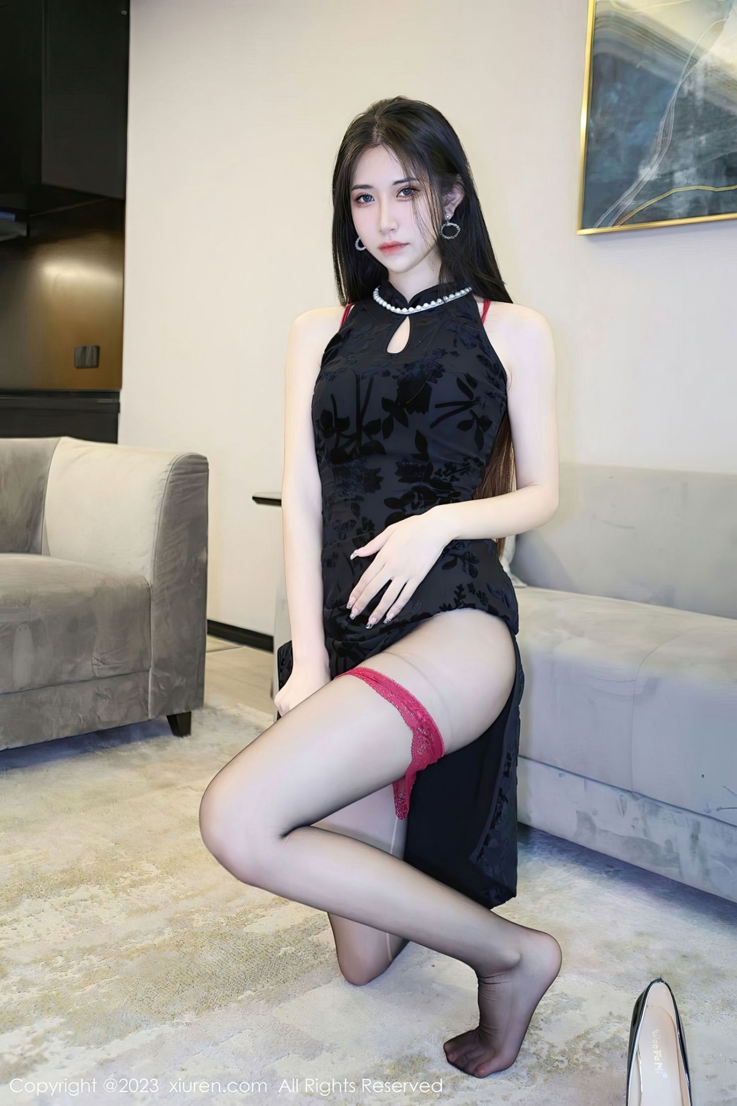 XIUREN秀人网美媛馆美女模特写真第No.6583期依娜 (42)