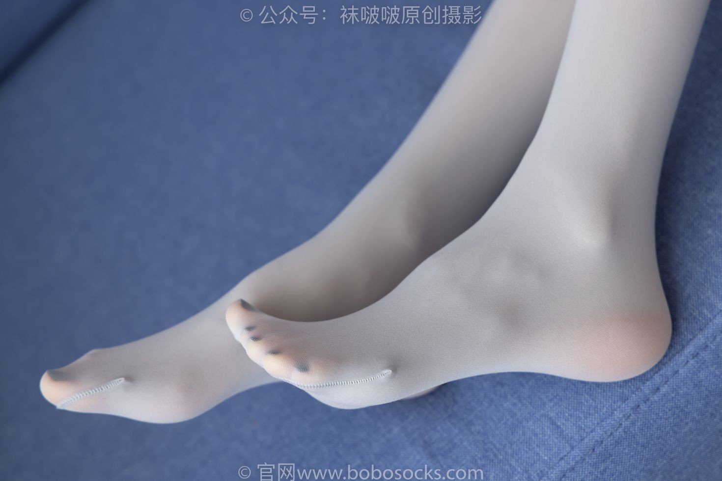 BoBoSocks袜啵啵美少女丝袜美脚写真第No.213期稚予黑皮鞋厚灰丝 (131)