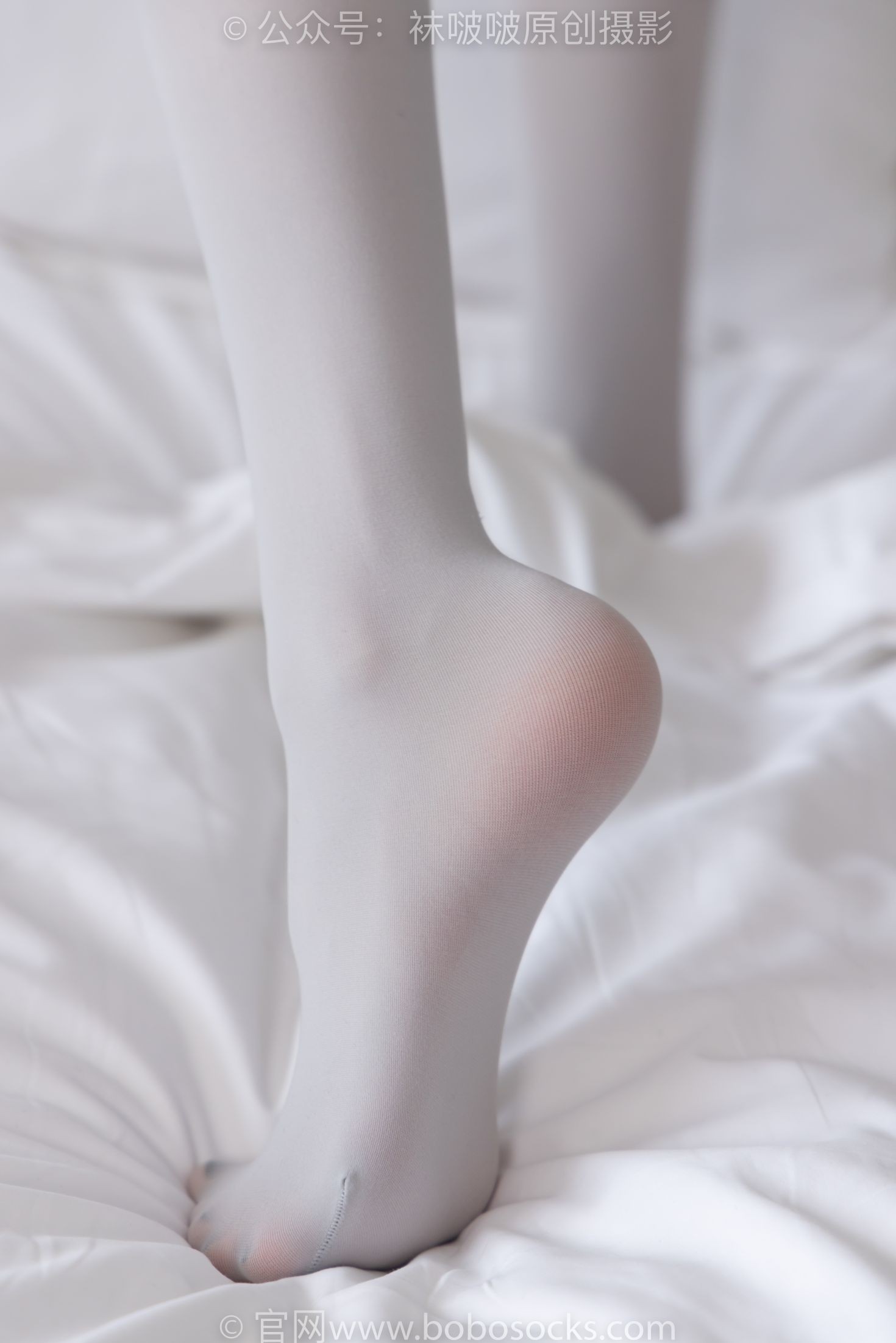 BoBoSocks袜啵啵美少女丝袜美脚写真第No.213期稚予黑皮鞋厚灰丝 (94)