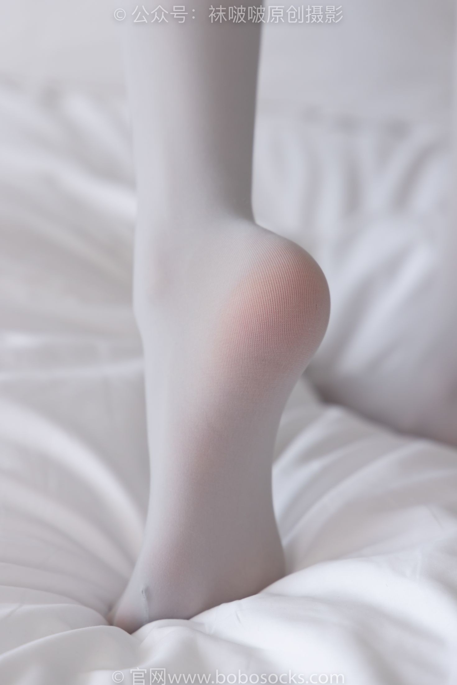 BoBoSocks袜啵啵美少女丝袜美脚写真第No.213期稚予黑皮鞋厚灰丝 (95)