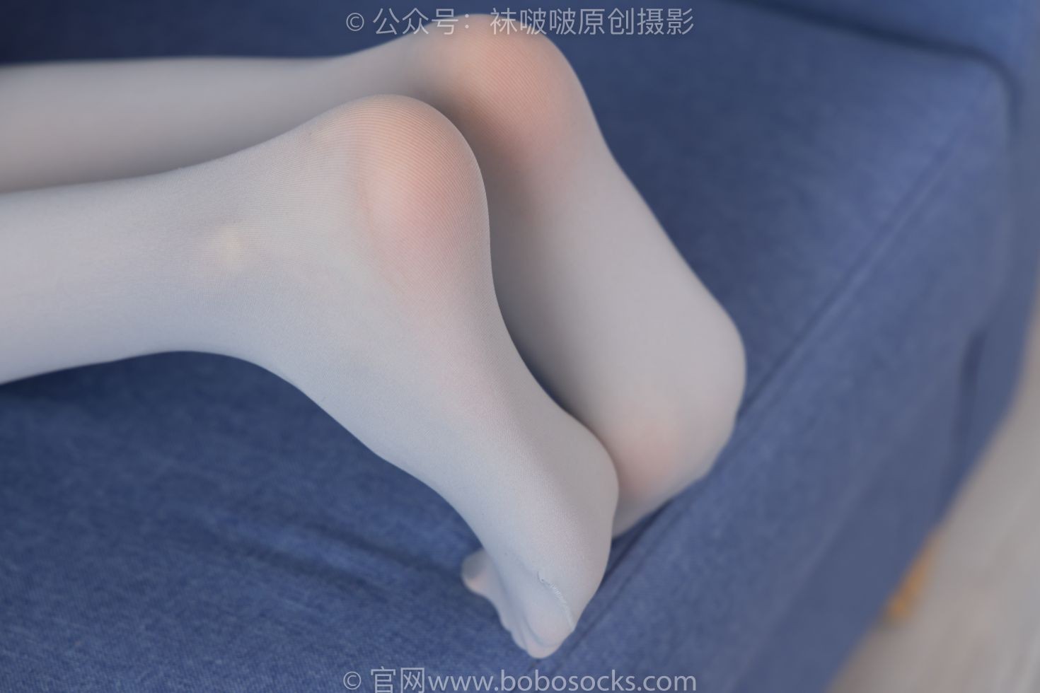 BoBoSocks袜啵啵美少女丝袜美脚写真第No.213期稚予黑皮鞋厚灰丝 (132)