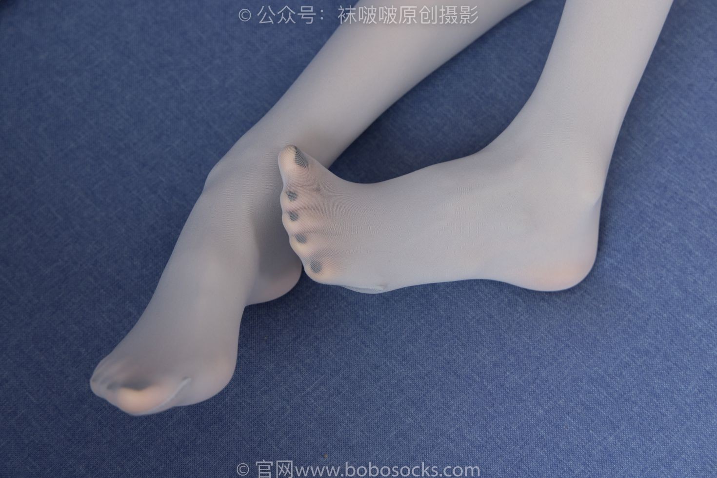 BoBoSocks袜啵啵美少女丝袜美脚写真第No.213期稚予黑皮鞋厚灰丝 (138)