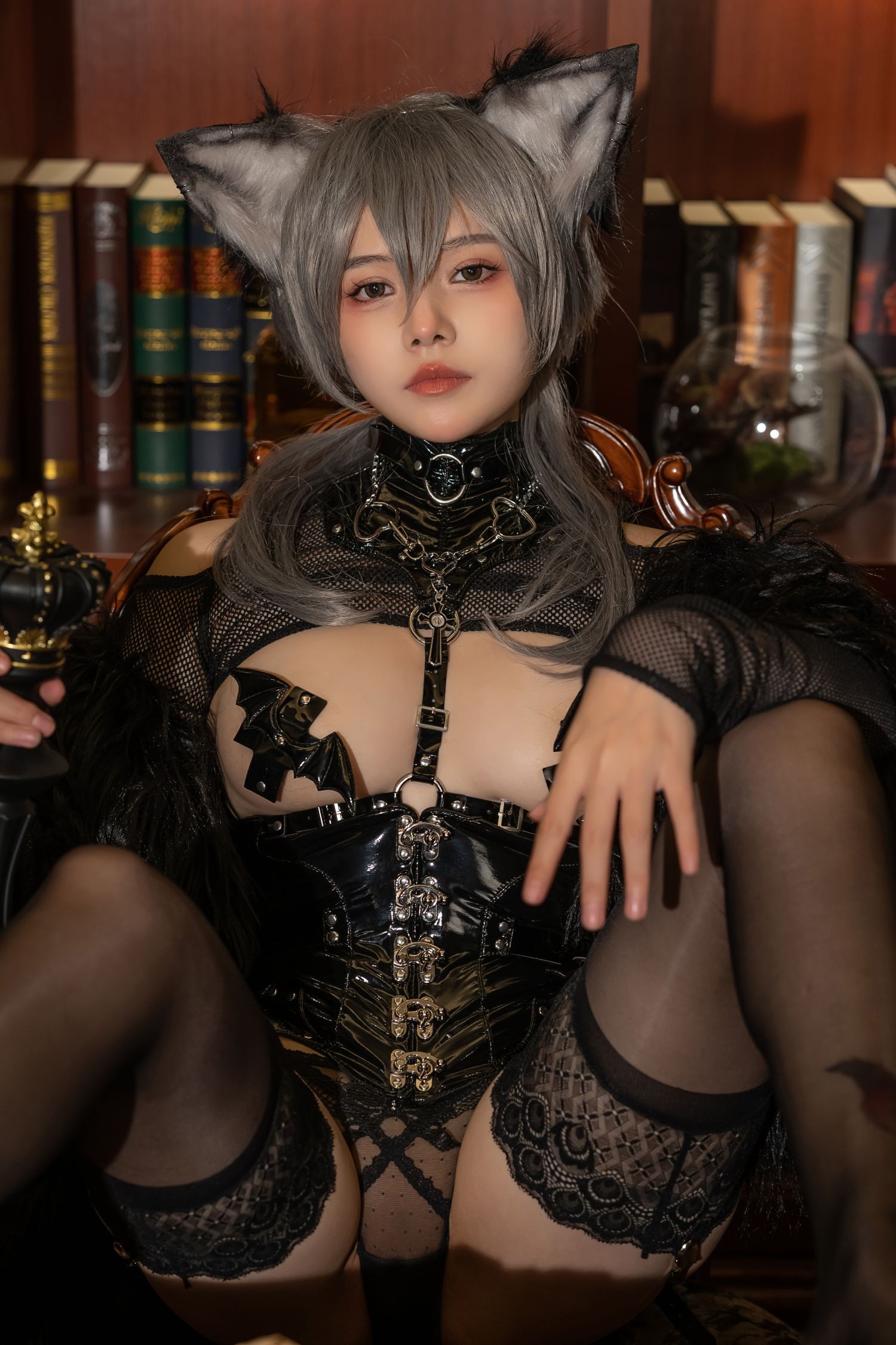 美女动漫博主七月喵子性感Cosplay写真幻想兽娘集 月食篇 (56)