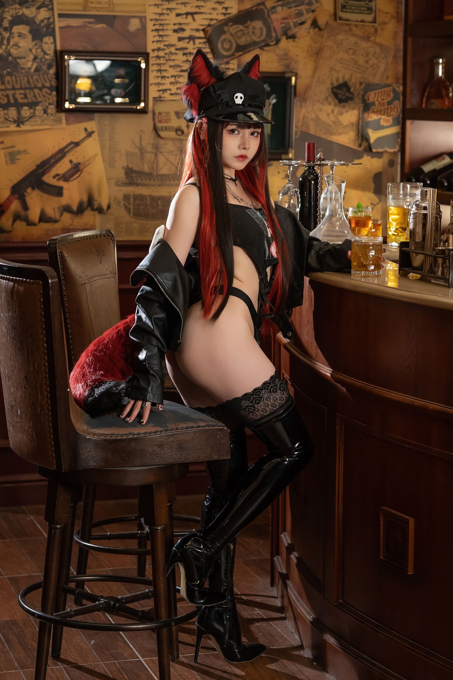 美女动漫博主七月喵子性感Cosplay写真幻想兽娘集 月食篇 (105)