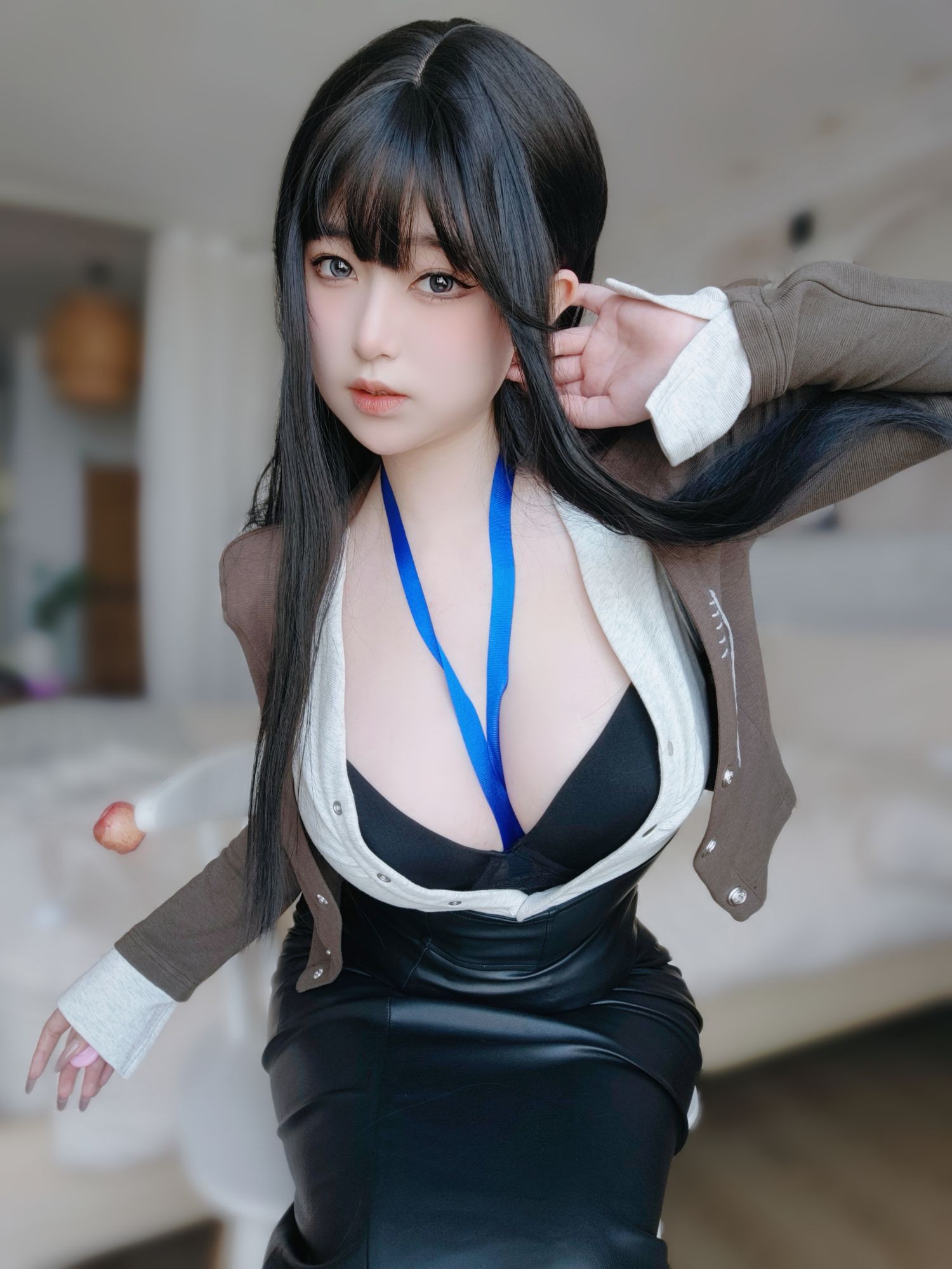 美女动漫博主女主K性感Cosplay写真上司的秘密 (9)