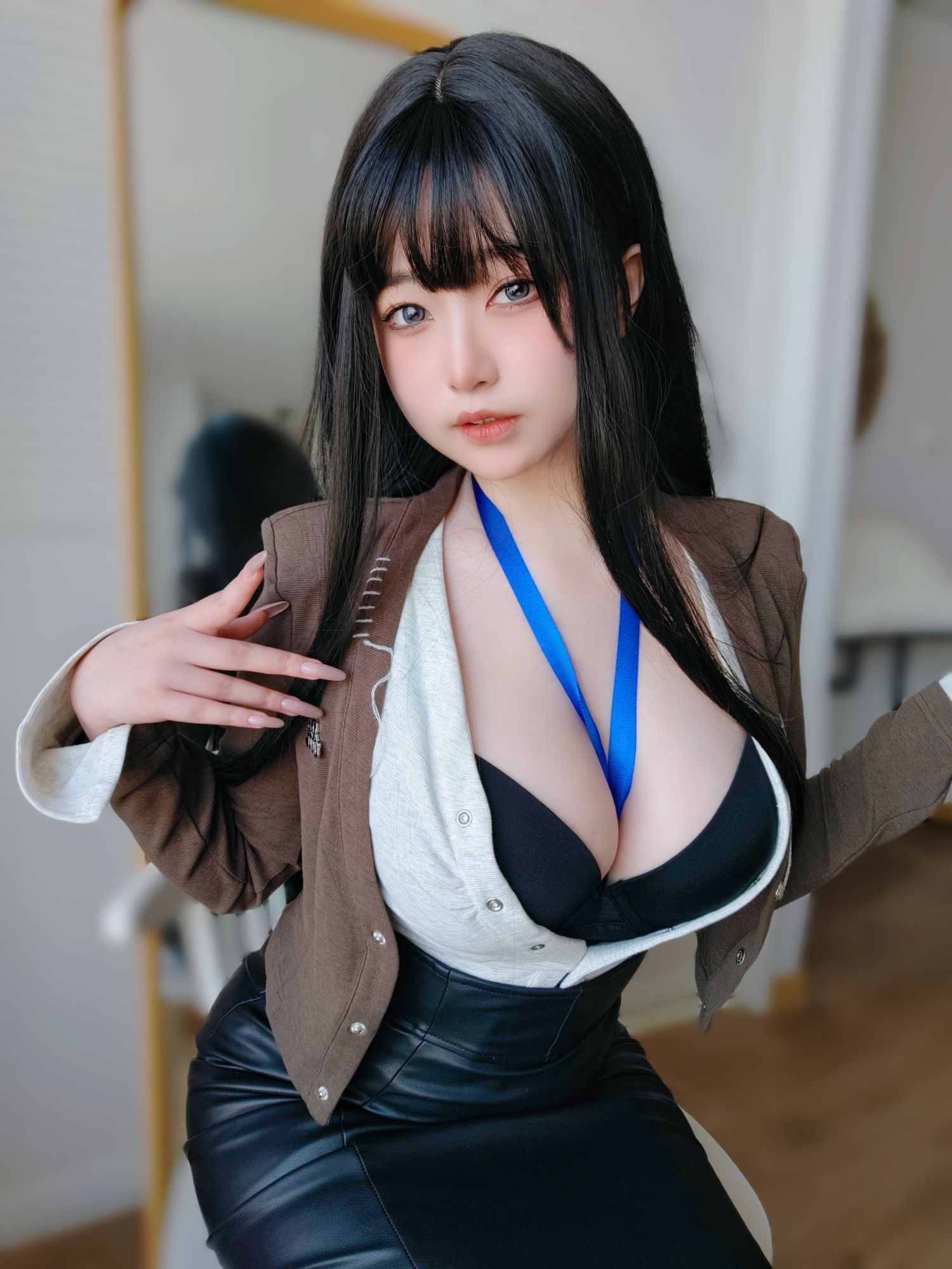 美女动漫博主女主K性感Cosplay写真上司的秘密 (63)