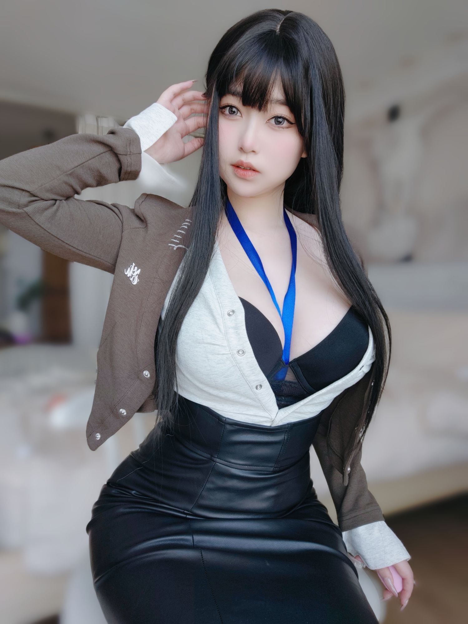 美女动漫博主女主K性感Cosplay写真上司的秘密 (2)