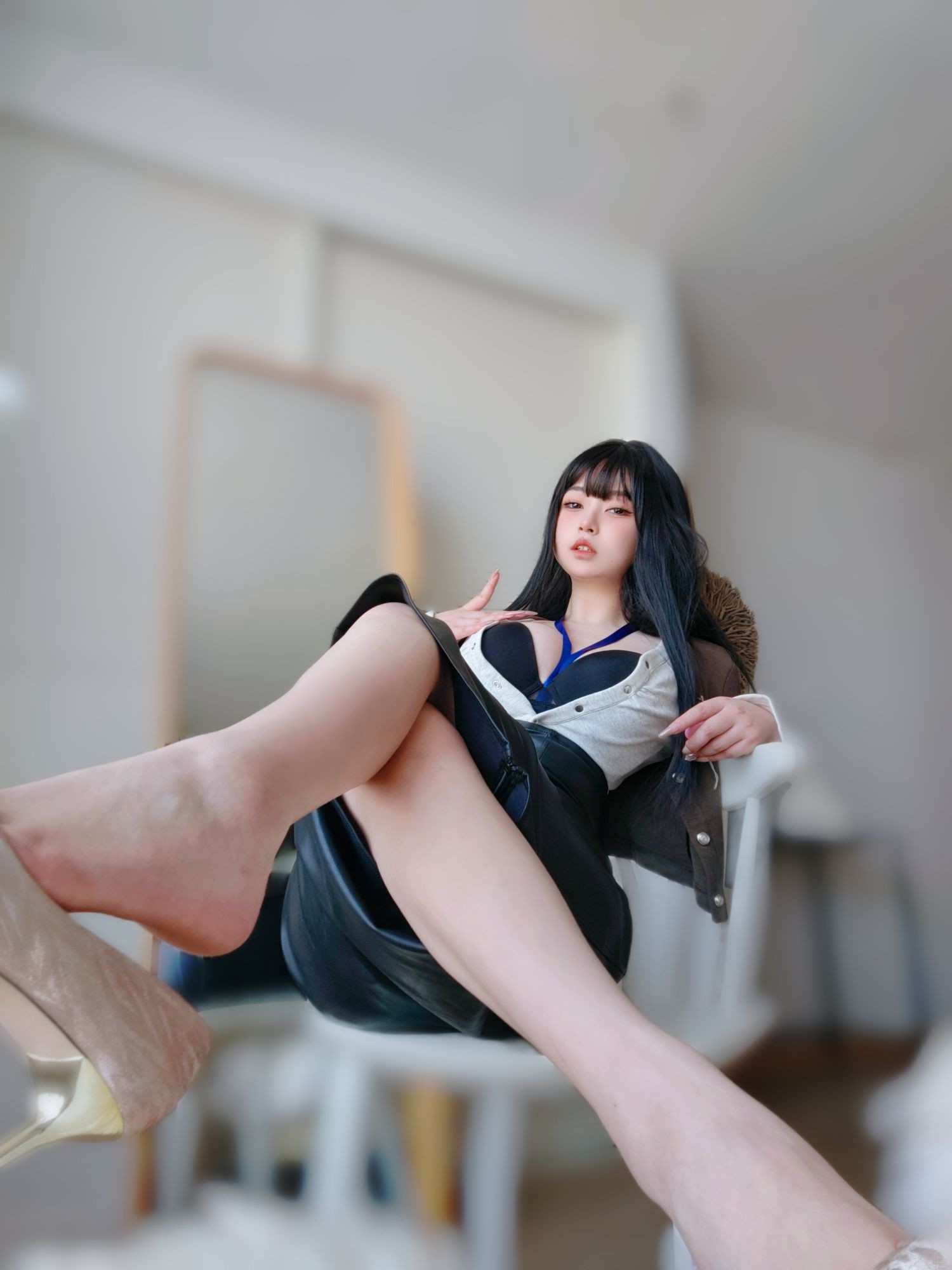 美女动漫博主女主K性感Cosplay写真上司的秘密 (27)