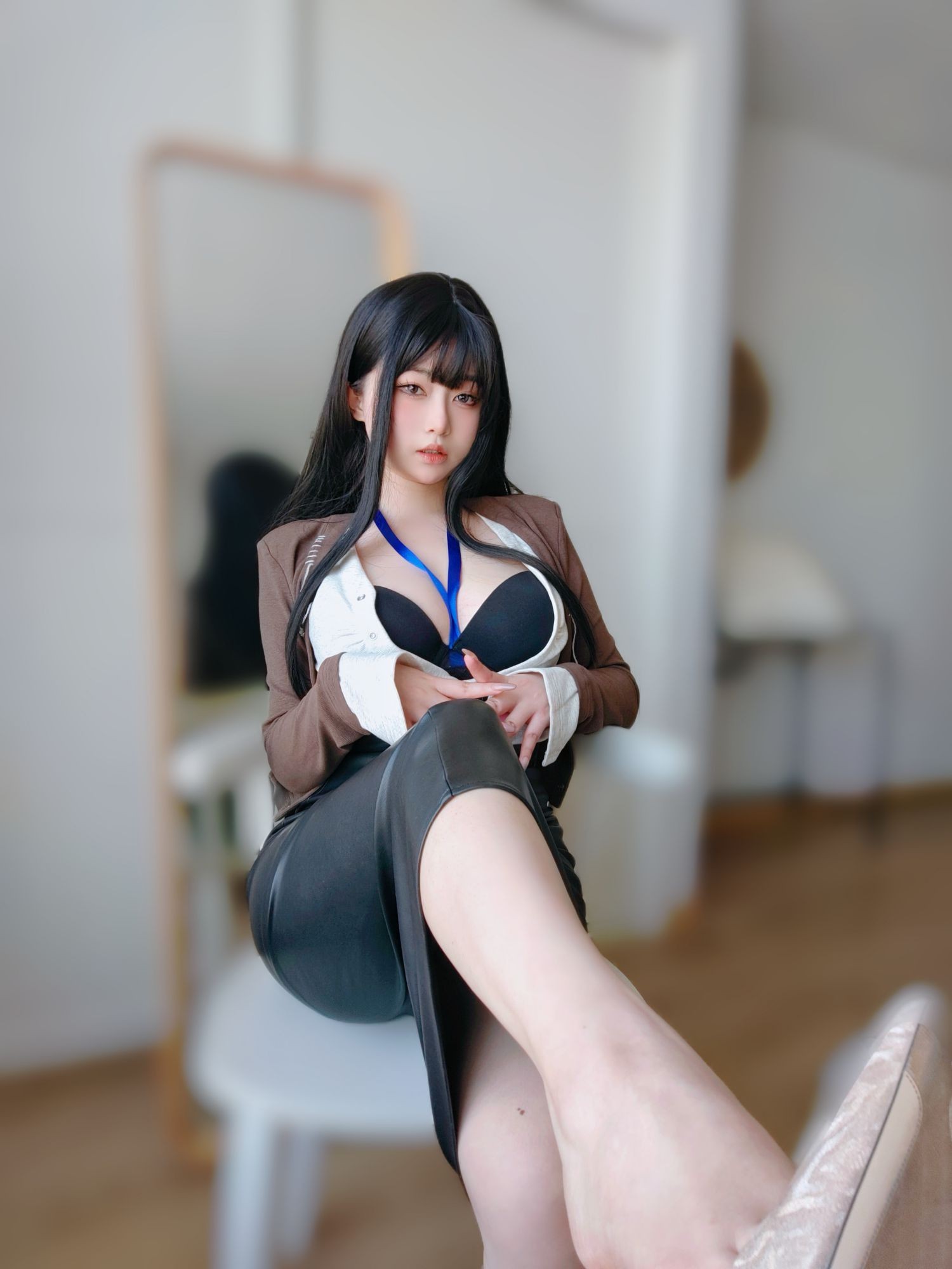 美女动漫博主女主K性感Cosplay写真上司的秘密 (20)