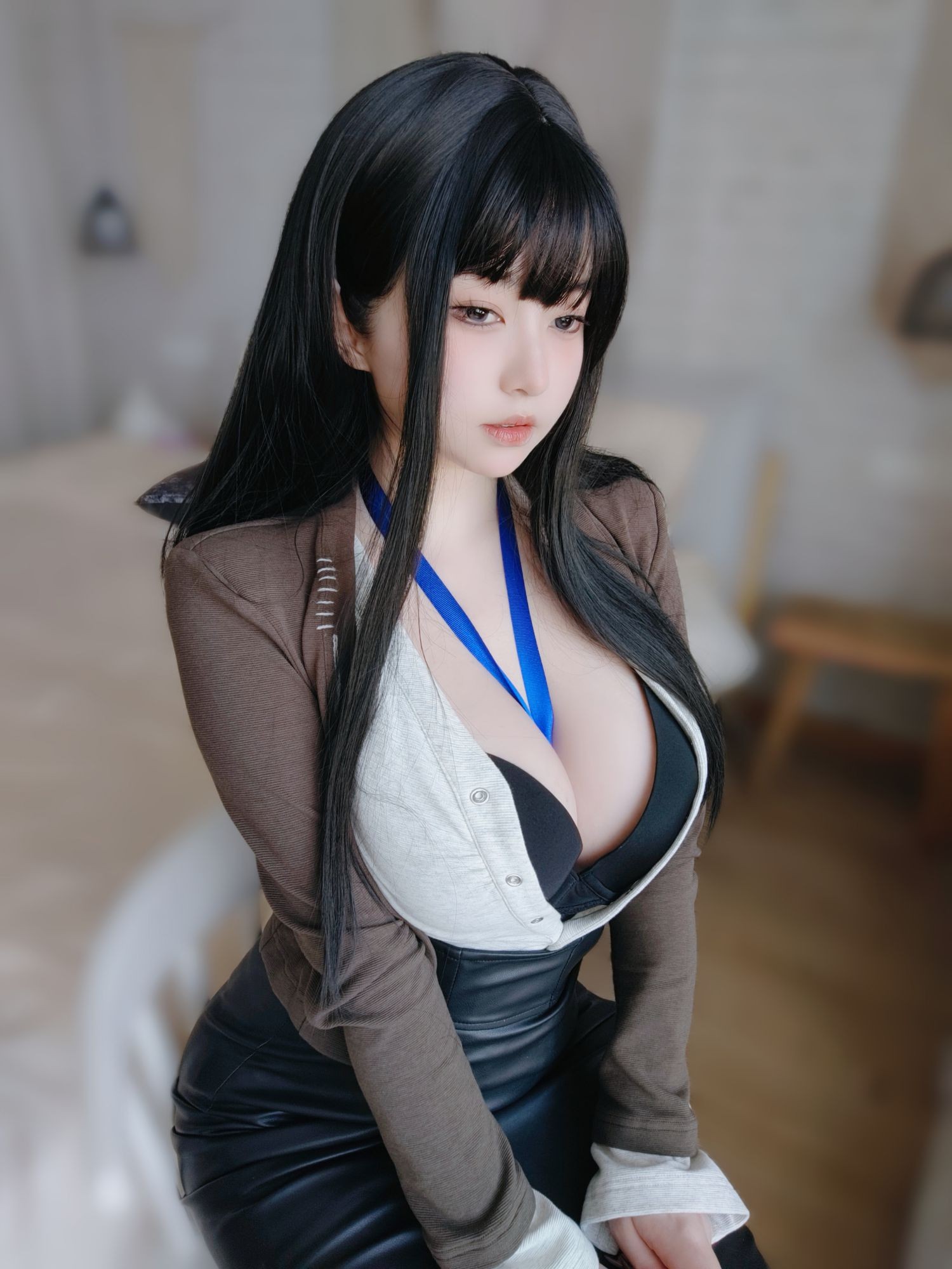 美女动漫博主女主K性感Cosplay写真上司的秘密 (13)