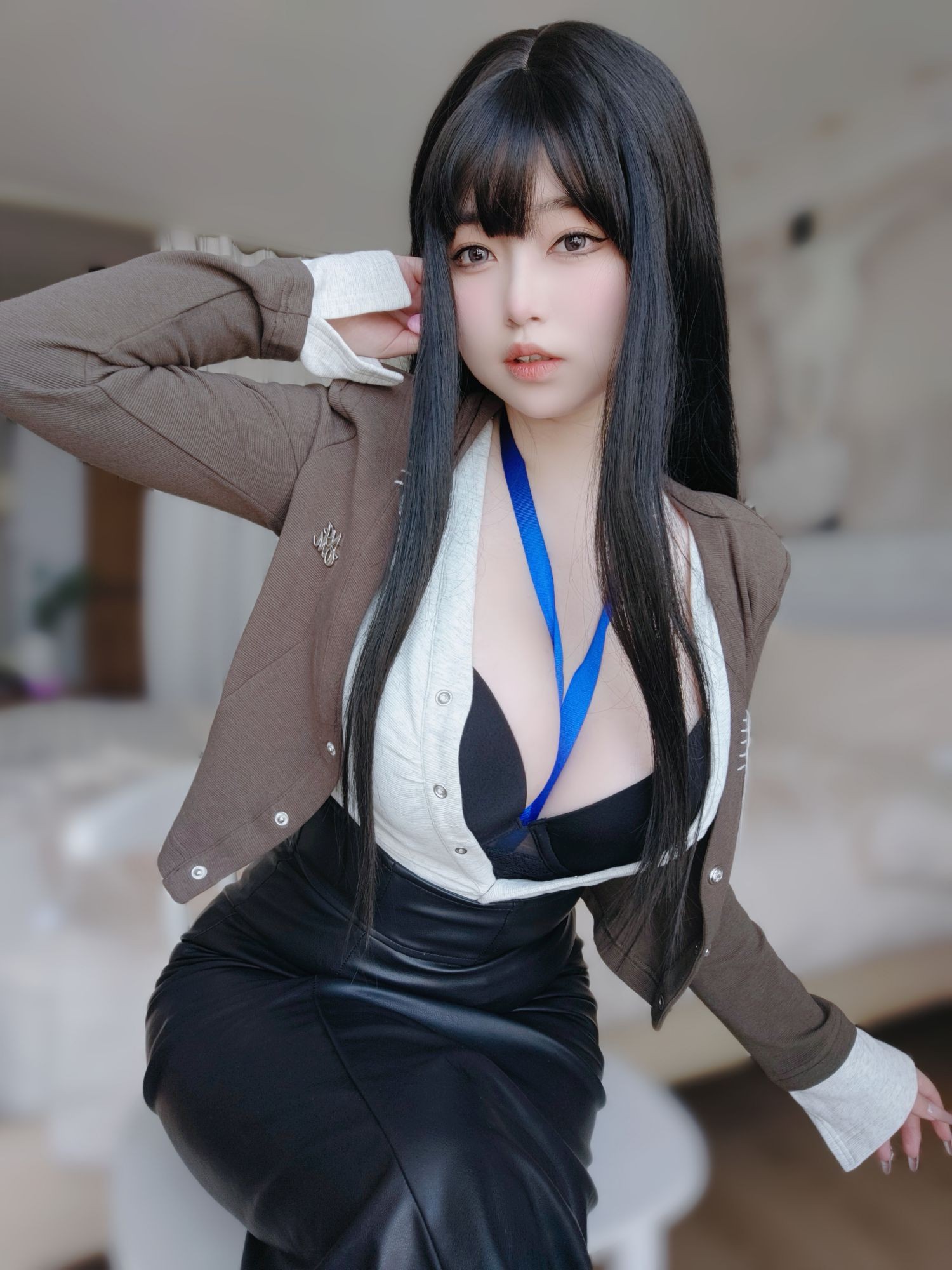 美女动漫博主女主K性感Cosplay写真上司的秘密 (5)