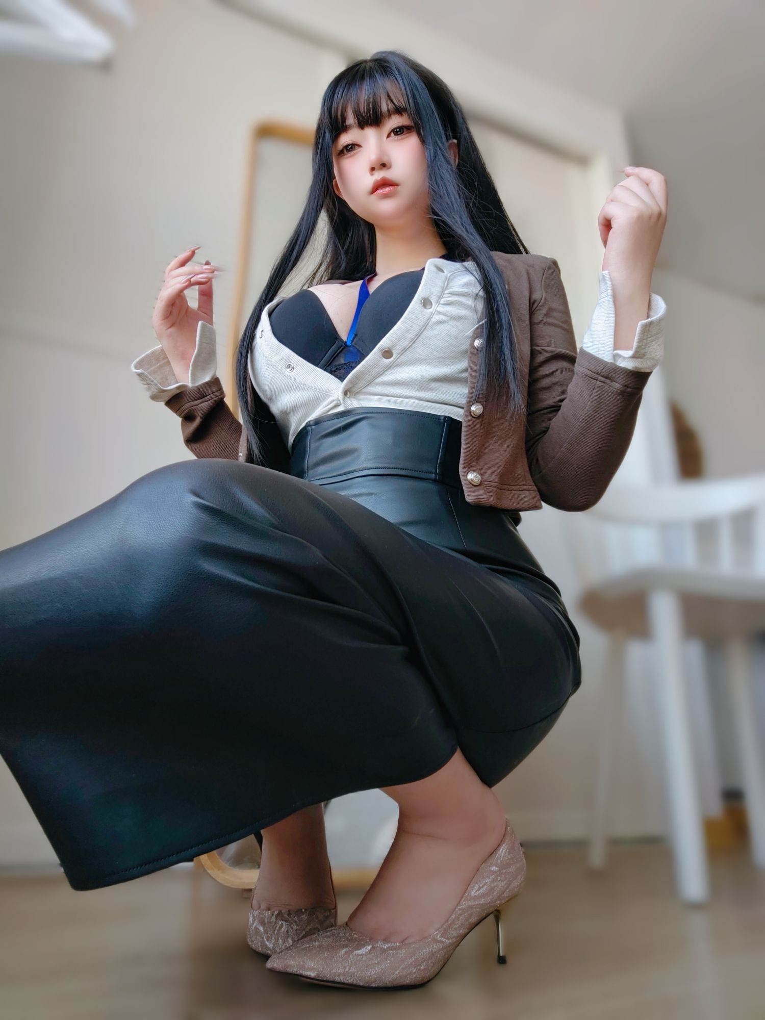 美女动漫博主女主K性感Cosplay写真上司的秘密 (57)