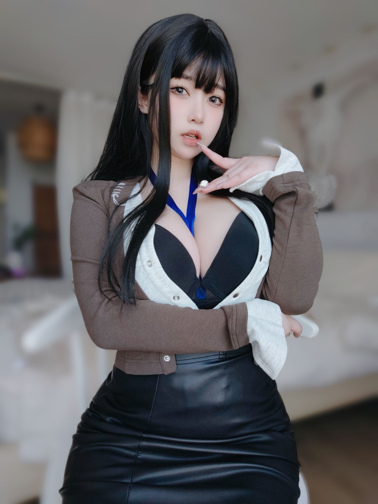 美女动漫博主女主K性感Cosplay写真上司的秘密 (8)