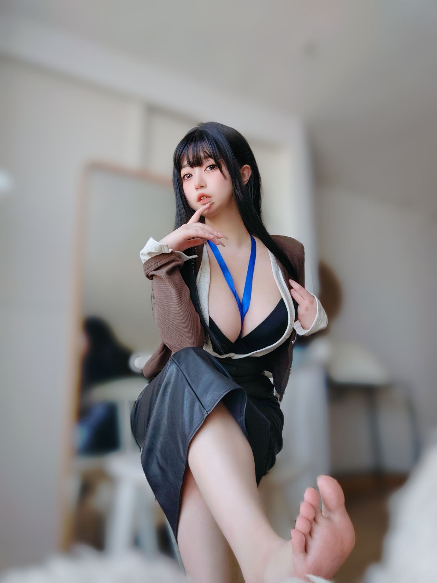 美女动漫博主女主K性感Cosplay写真上司的秘密 (43)