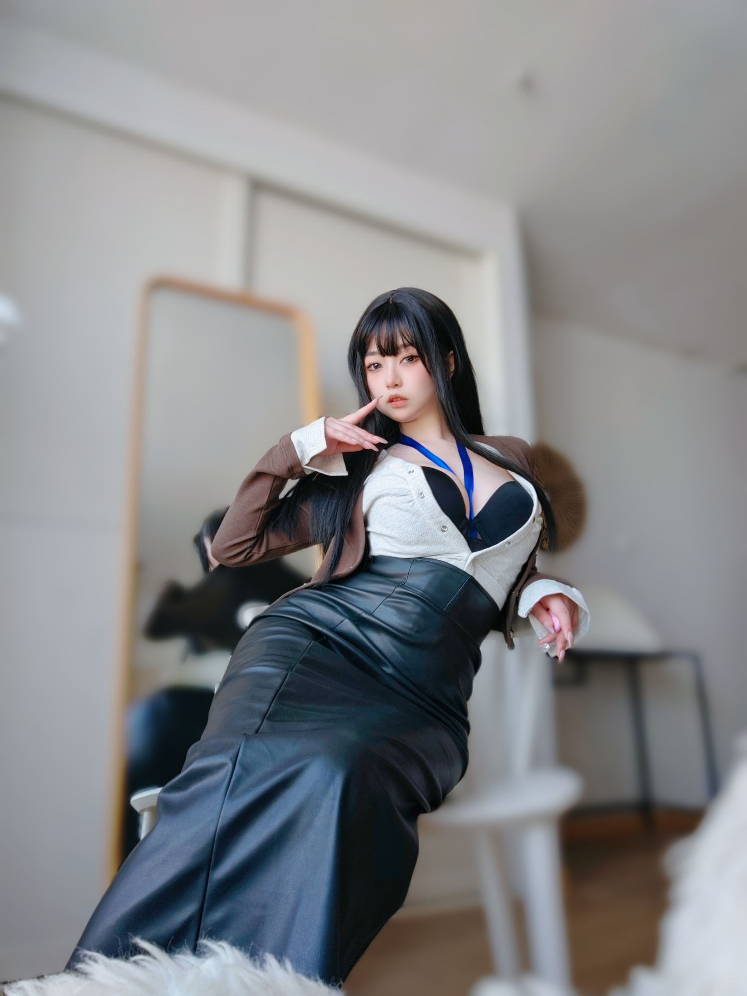 美女动漫博主女主K性感Cosplay写真上司的秘密 (47)