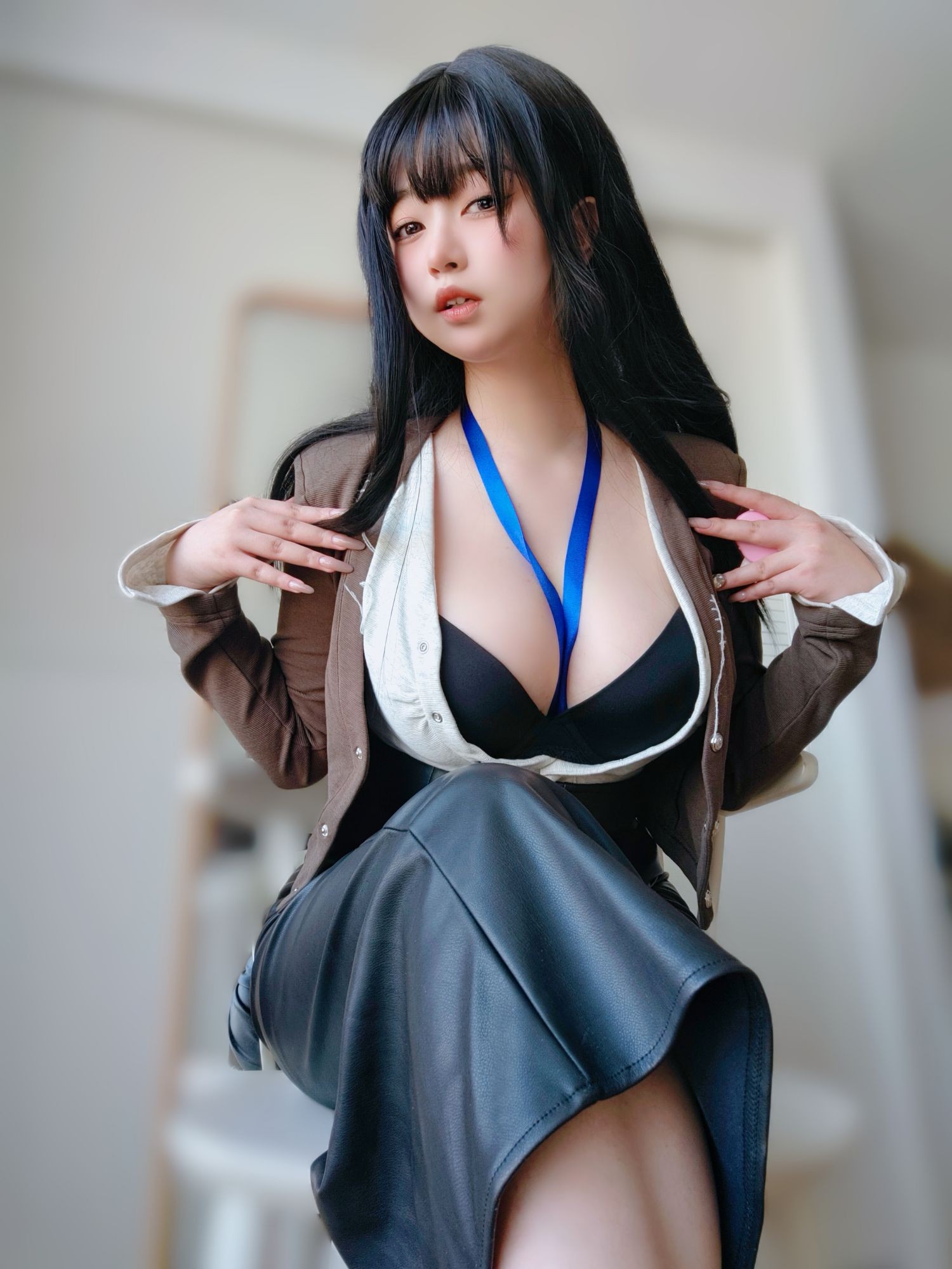 美女动漫博主女主K性感Cosplay写真上司的秘密 (56)