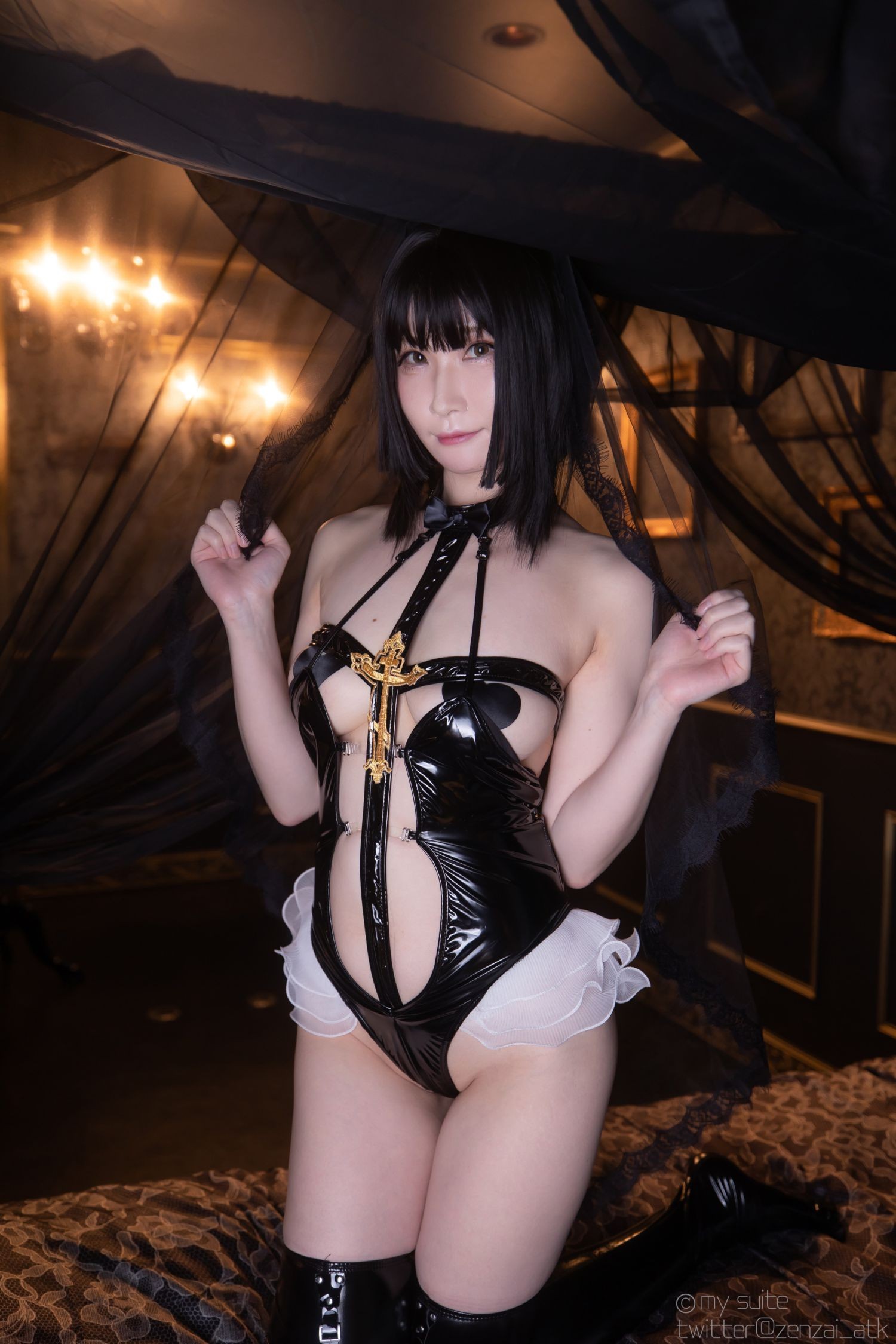 美女动漫博主my suite Atsuki あつき性感Cosplay写真SUITE Btough (78)